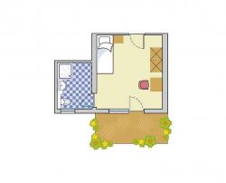 Single room Arve Piz Munschuns Single room Arve Piz Munschuns