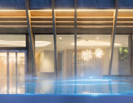 Sauna and relaxation area