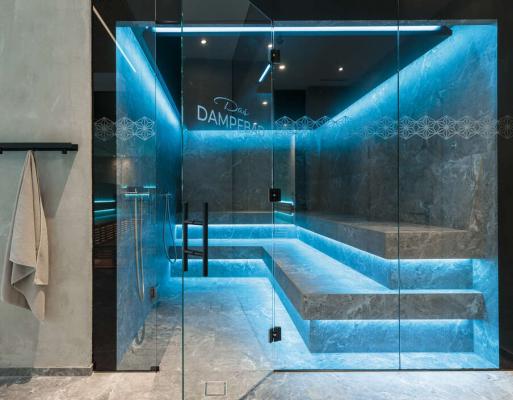 Sauna and relaxation area